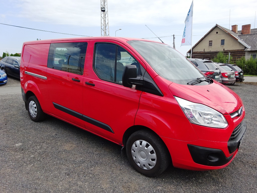FORD TRANZIT Custom 2,2 TDCi + 6st.man. - 1.Majitel - ČR - Serviska !